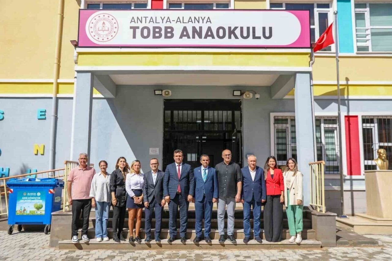 Alanya Belediyesi’nden miniklere temizlik eğitimi