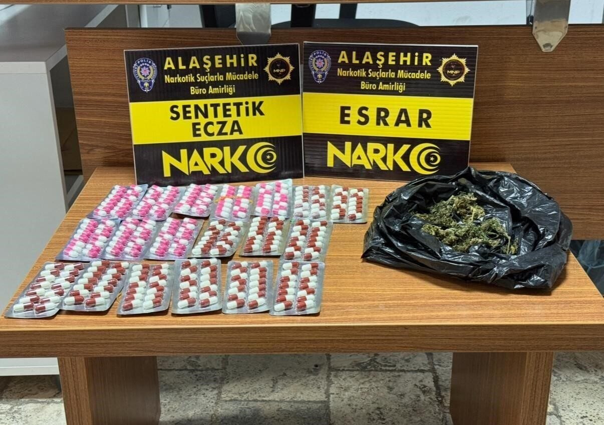 Alaşehir emniyeti uyuşturucuya geçit vermedi Alaşehir emniyeti uyuşturucuya geçit vermedi