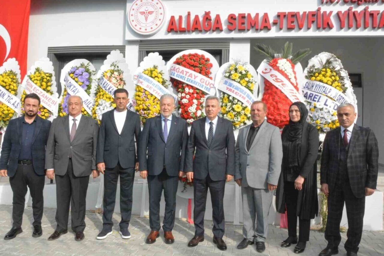 Aliağa Sema - Tevfik Yiyitalp Aile Sağlığı Merkezi hizmete açıldı