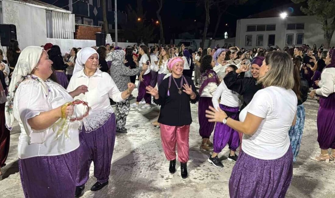 Aliağa’da kadınlardan renkli “Şalvar Gecesi” İzmir’in Aliağa ilçesine bağlı Helvacı Mahallesi’nde kadınlar, “Şalvar Gecesi” etkinliğinde