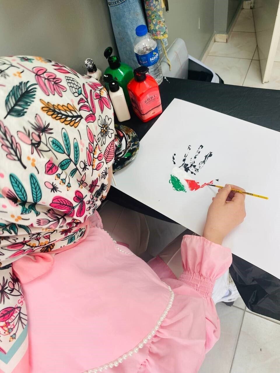 Aydın’da gençlerden Gazze’de yaşananlara sanatla dikkat çekti