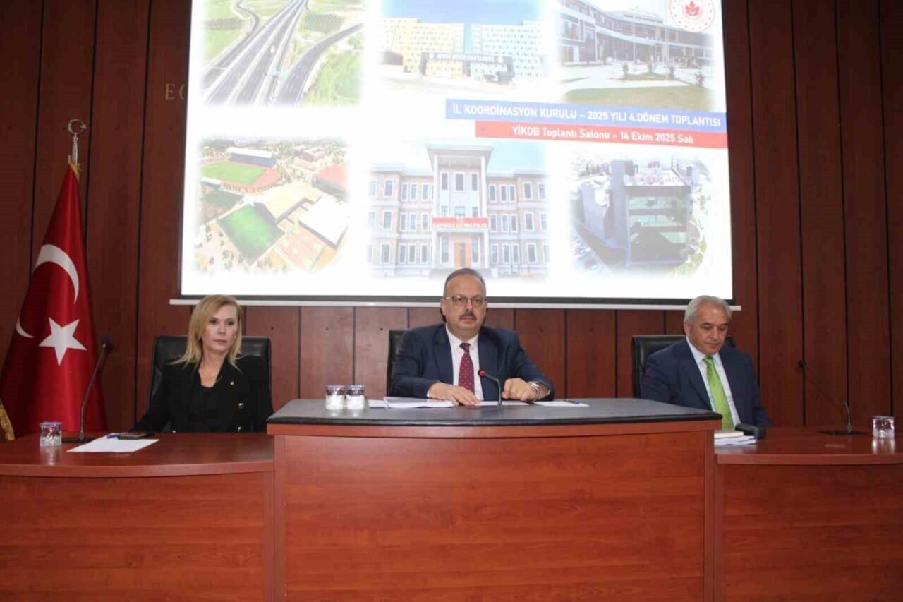 Aydın’da yılın son koordinasyon kurulu toplantısı yapıldı
