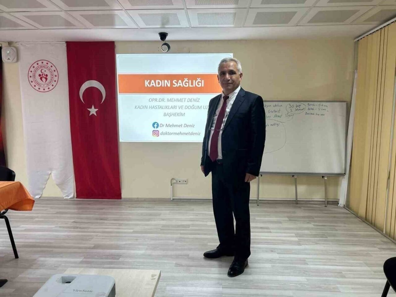 Başhekim Opr. Dr. Mehmet Deniz’den "Kadın Sağlığı ve Hijyen" semineri