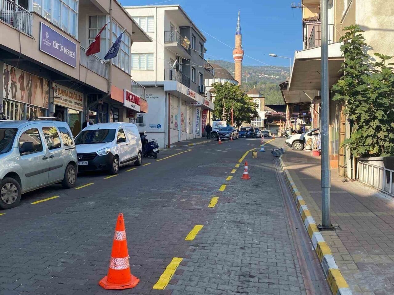 Bozdoğan’daki semt pazarında düzenleme yapıldı