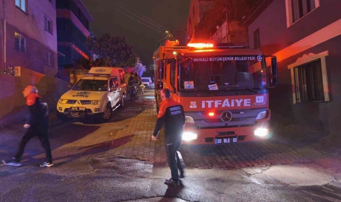 Denizli’de düğün hazırlığı yapılan kerpiç evin tavanının çökmesi sonucu ilk