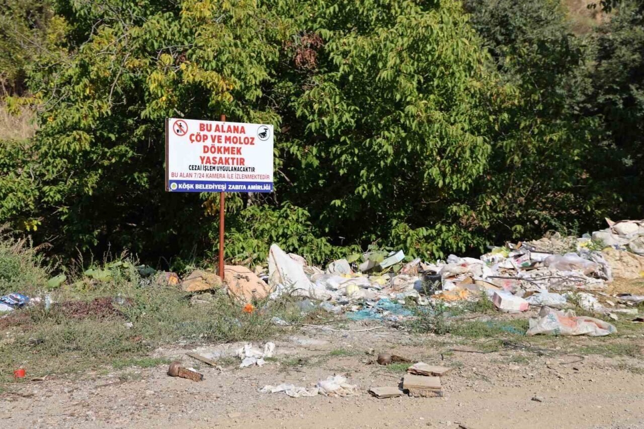 Duyarsız vatandaşlar uyarı tabelalarına aldırış etmedi