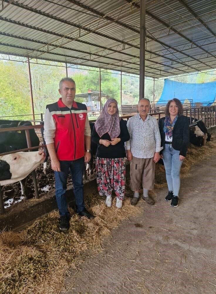 Efelerli kadın çiftçi kendi işletmesini kurdu Efelerli kadın çiftçi kendi işletmesini kurdu