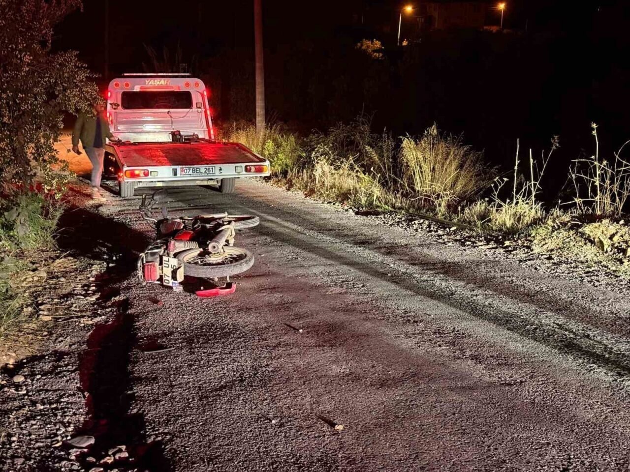 Gazipaşa’da devrilen motosikletin alkollü sürücüsü yaralandı Gazipaşa’da devrilen motosikletin alkollü sürücüsü yaralandı