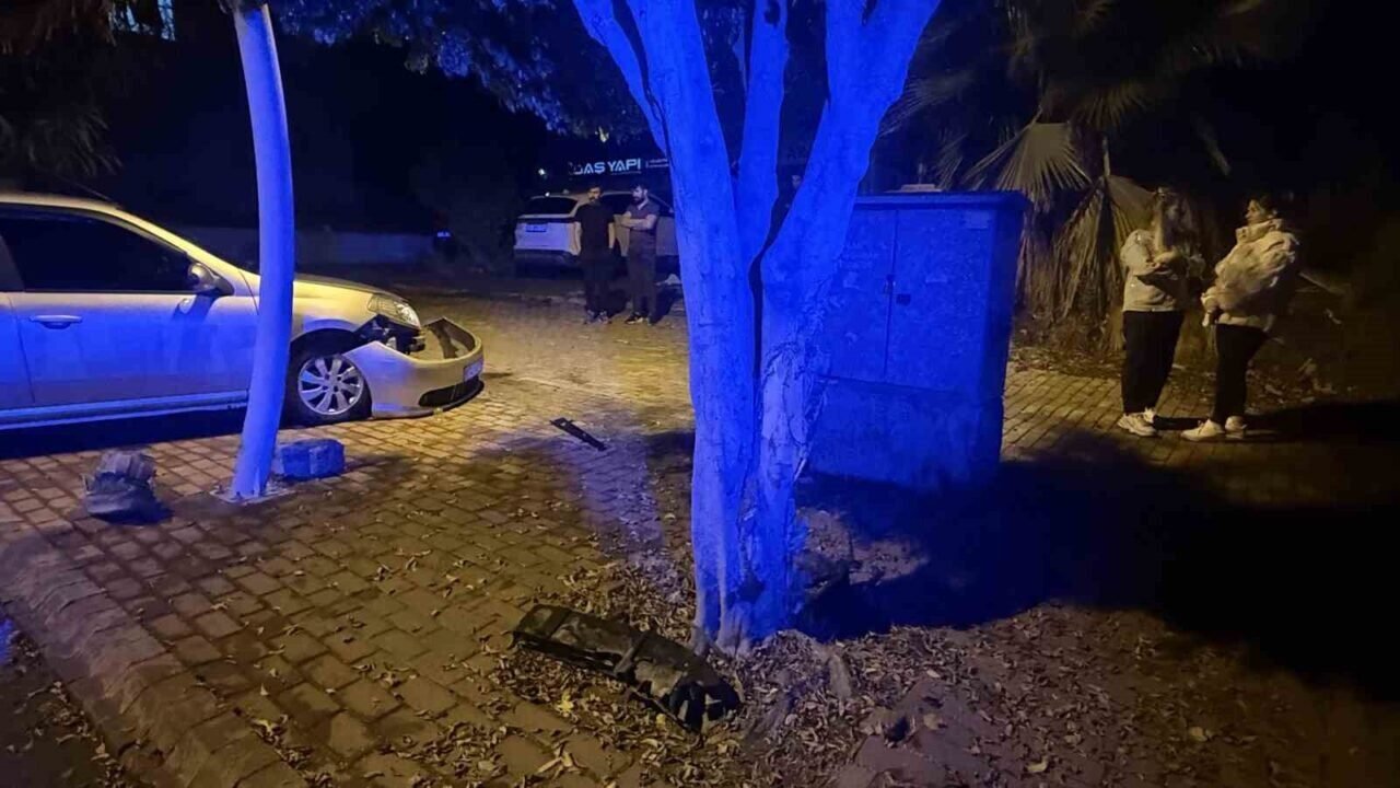 Gazipaşa’da kaza yapan sürücü firar etti