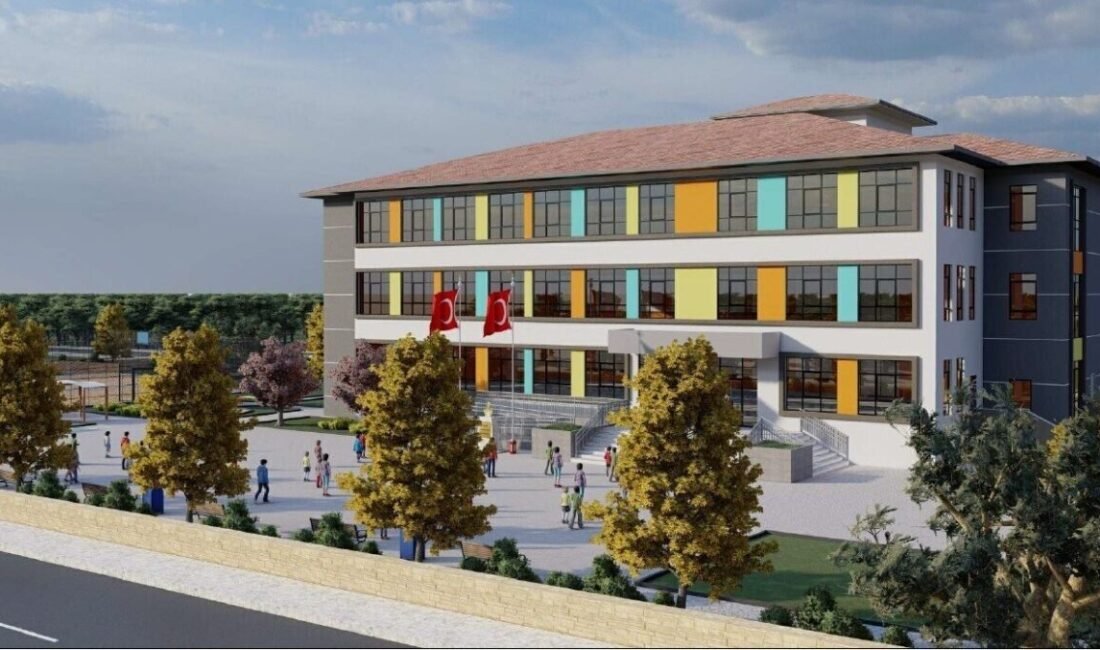Manisa’nın Gördes ilçesinde Beş Eylül İlkokulu’nun yeniden yapımı için 17