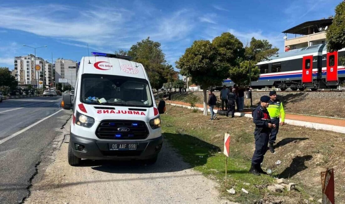 Aydın’ın İncirliova ilçesinde raylar üzerinde oynayan torununu trenin altından son