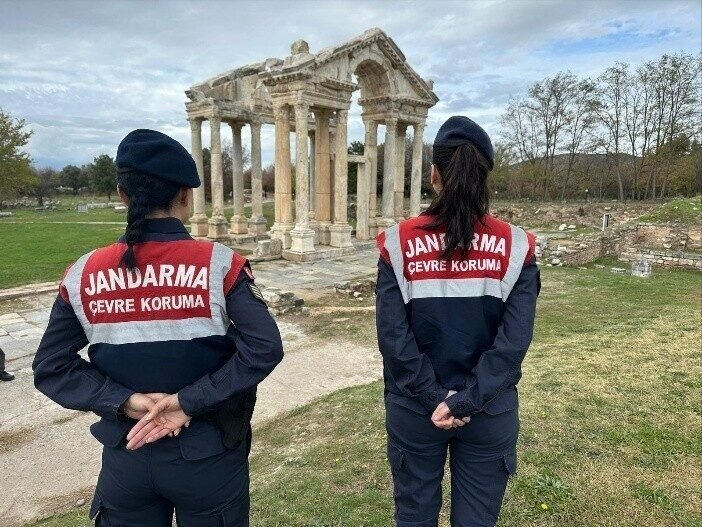 Jandarmadan Afrodisias’ta farkındalık etkinliği