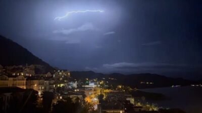 Meteoroloji Genel Müdürlüğü’nün Antalya çevresi için yaptığı kuvvetli yağış ve