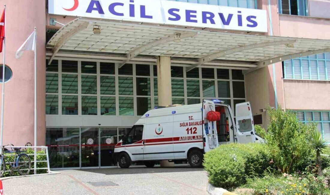 Aydın’ın Germencik ilçesinde seyir halindeki otomobilin kontrolden çıkarak sulama kanalına