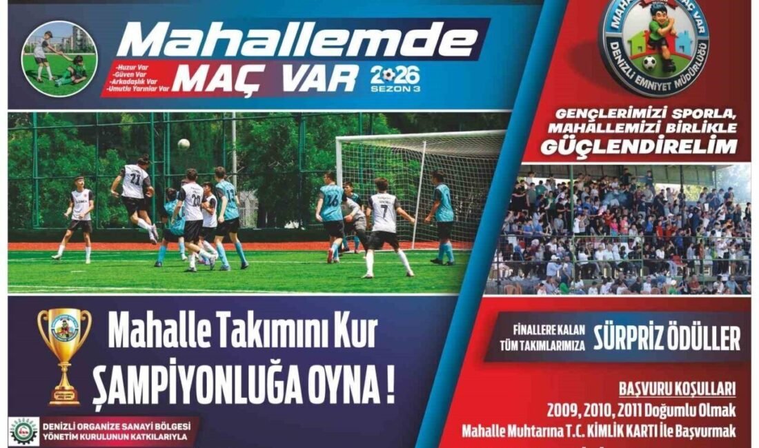 Denizli Emniyet İl Müdürlüğü’nün gençlerin toplum ve mahalle bilincinin geliştirmesi