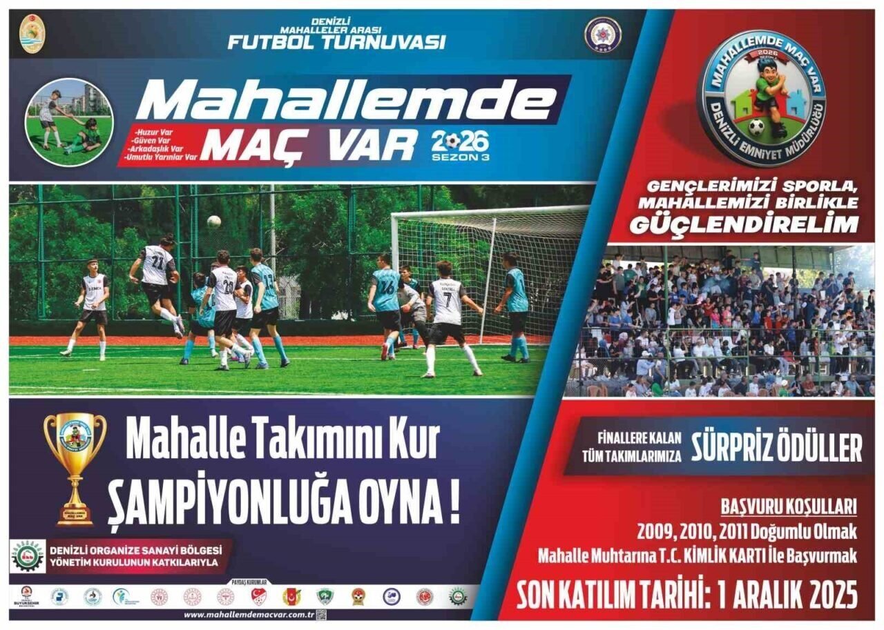 Mahallemde Maç Var turnuvasında üçüncü sezonun başvuruları başladı Mahallemde Maç Var turnuvasında üçüncü sezonun başvuruları başladı