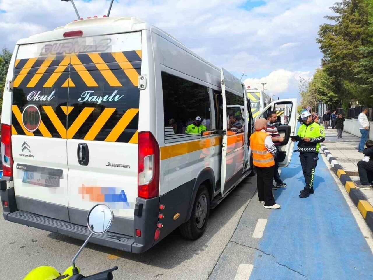 Manisa’da okul servislerine yönelik denetim