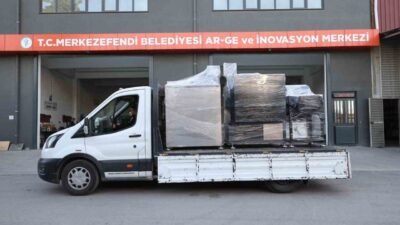 Merkezefendi Belediyesinin Ar-Ge ve İnovasyon Merkezi’nde üretilen mama makineleri, yeni