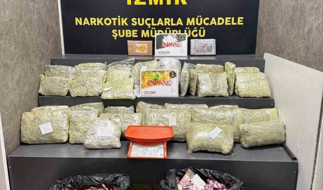 Metruk ev zehir deposu çıktı İzmir’in Konak ilçesinde metruk evde yüklü miktarda uyuşturucu madde ele