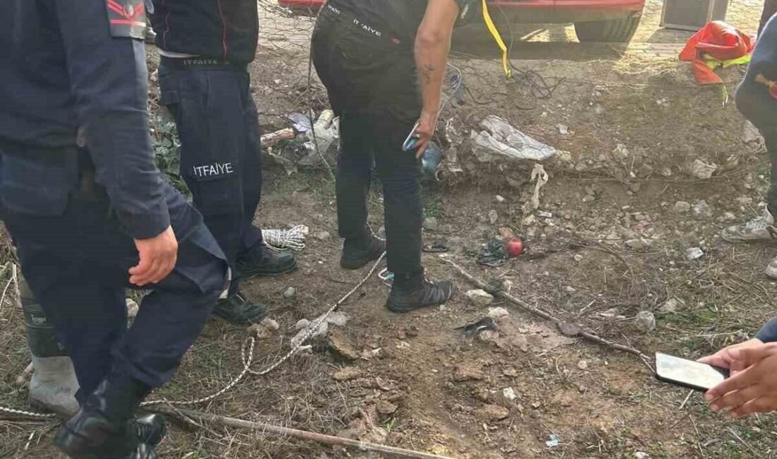 Aydın’ın Bozdoğan ilçesinde nar toplamak isterken 10 metrelik kuyuya düşen