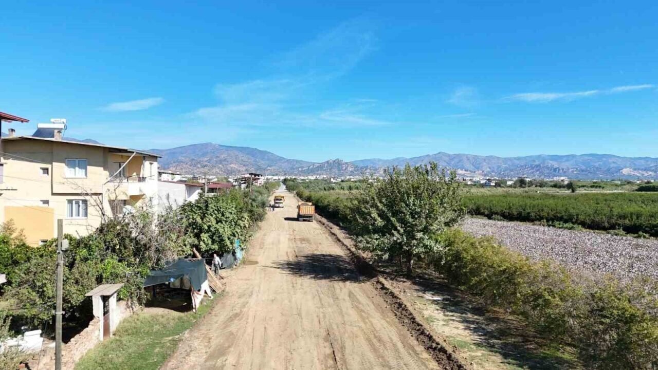 Nazilli Belediyesi’nden Sümer’de yeni yol yapım çalışması başlattı