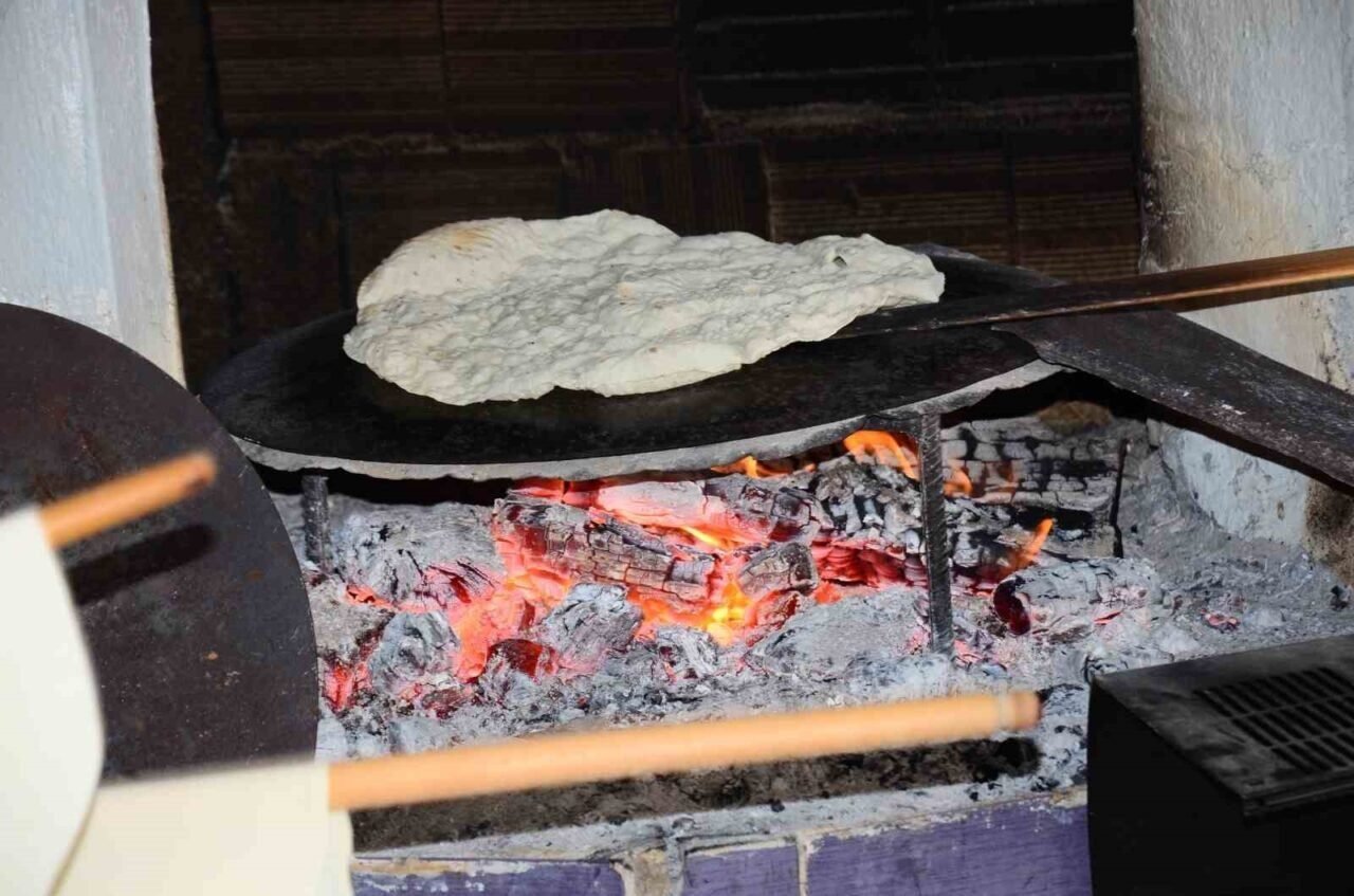 Odun ateşinde 50 yıllık gelenek