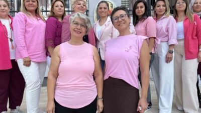 İzmir’de Fevzi Özakat Anadolu Lisesi öğretmenleri kanserle mücadele eden meslektaşları