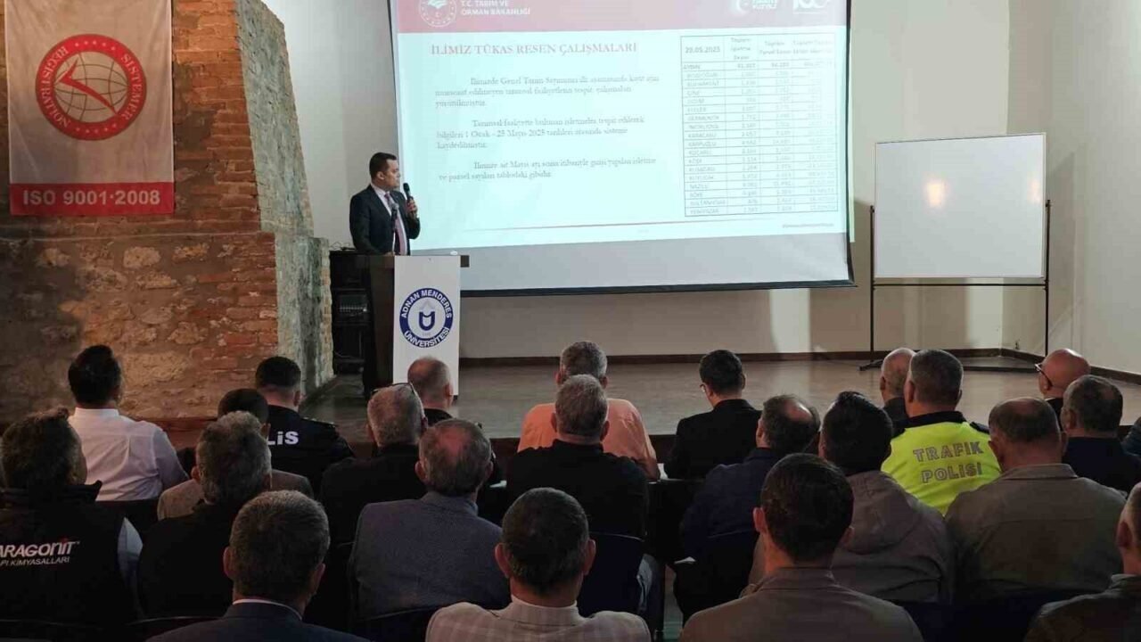 Sultanhisar’da "genel tarım sayımı eksik parseller" konulu toplantı yapıldı